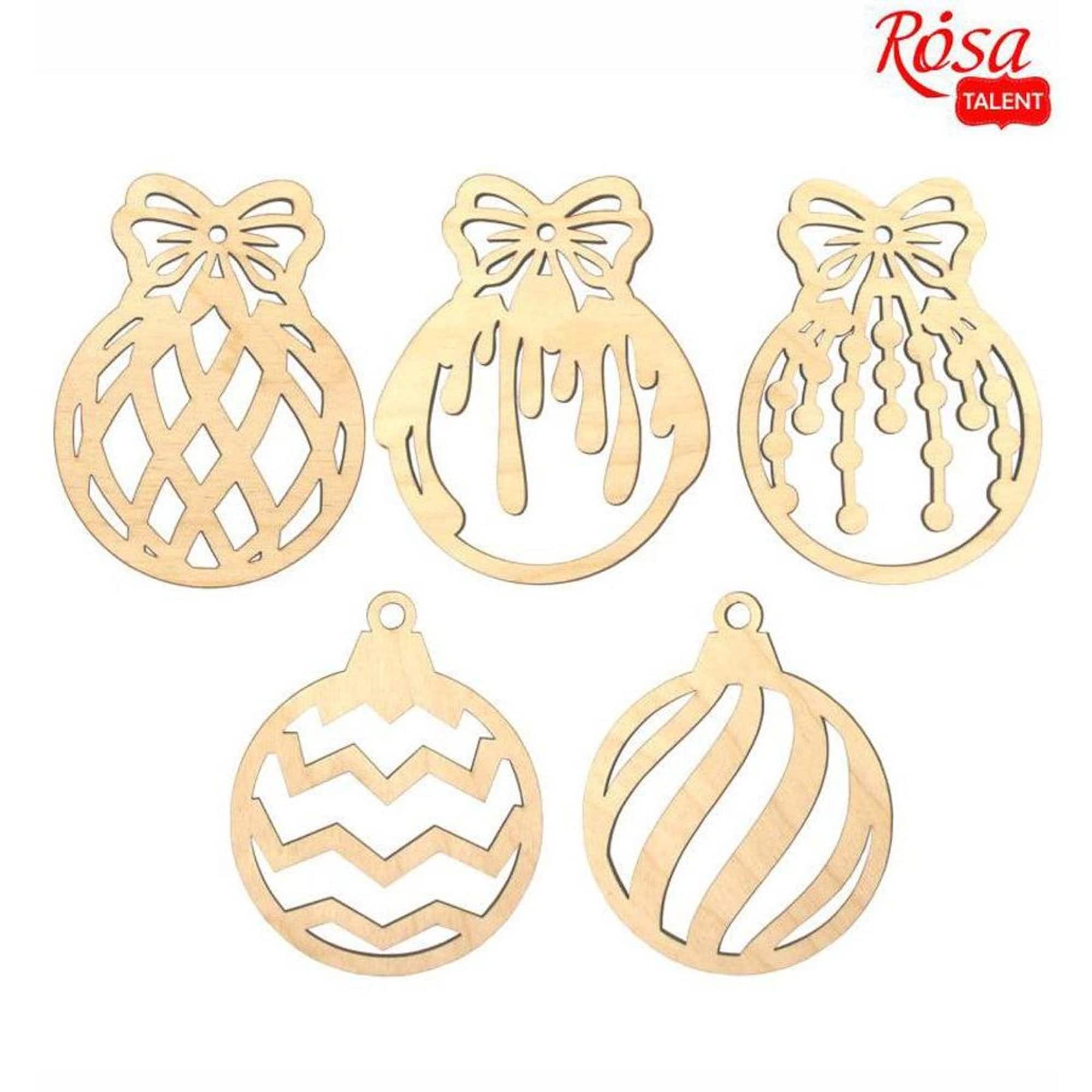 Rosa Talent Christmas Balls, 5ct.